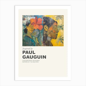 Museum Poster Inspired By Paul Gauguin 3 Art Print