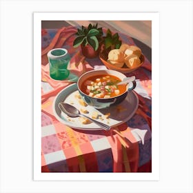 Minestrone Still Life Painting Art Print