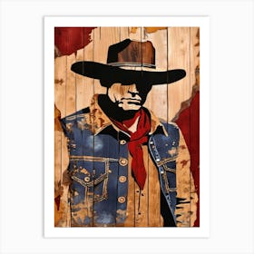 Cowboy Portrait Art Print