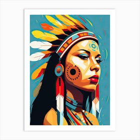 Contemporary Native American Icons Art Print