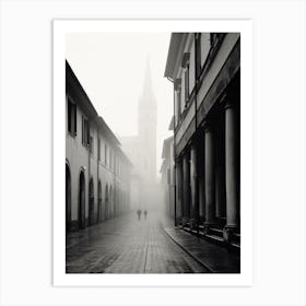 Pavia, Italy,  Black And White Analogue Photography  3 Art Print
