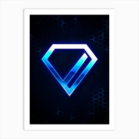 Diamond Rocket League Art Print