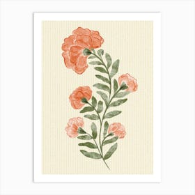 Watercolor Flowers Art Print