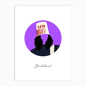 Buckethead Guitarist Minimalist Art Print