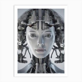 Portrait Of AI Art Print