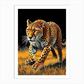 Wild Animal Creative Portrait 96 Art Print