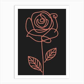 A Rose Art Print