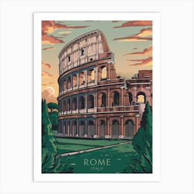 Rome Colossion Art Print