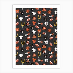 Cincinnati Bengals Collage Art Print