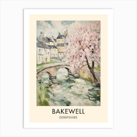 Bakewell (Derbyshire) Painting 2 Travel Poster Art Print