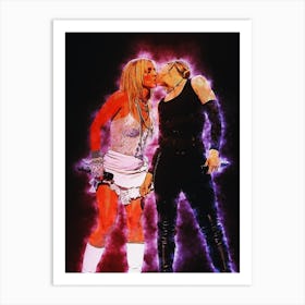 Spirit Of Britney Spears And Madonna Art Print