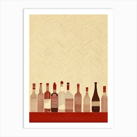 Collection Of Bottles Art Print