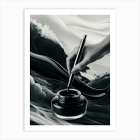 Ink Fountain Pen Art Print