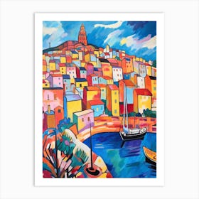 Marseille France 3 Fauvist Painting Poster