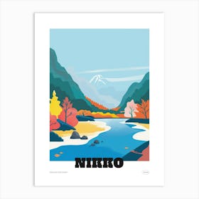 Nikko Japan 6 Colourful Travel Poster Art Print