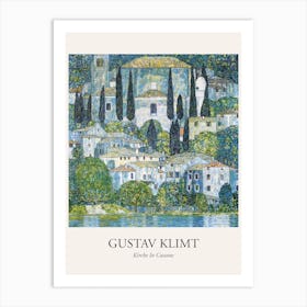 Kirche In Cassone, Gustav Klimt Art Print Poster Art Print