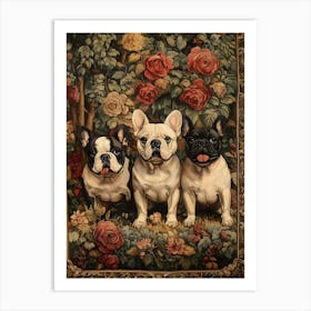 French Bulldog Tapestry 3 Art Print