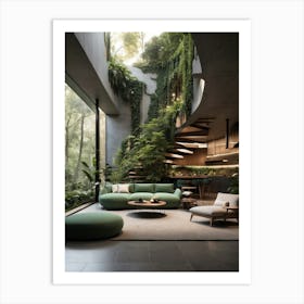 Modern Living Room 1 Art Print