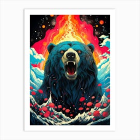 Bear In The Sky Art Print