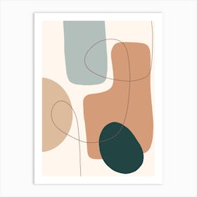 Modern Shapes 4 Art Print