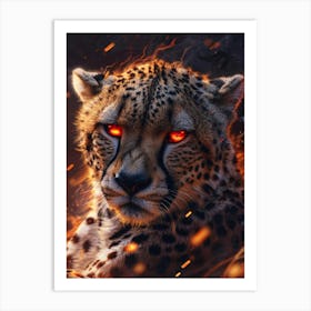 Cheetah 56 Art Print