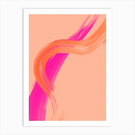 Color Strokes No 16 Art Print