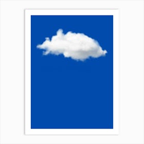 Cloud In Blue Sky Art Print