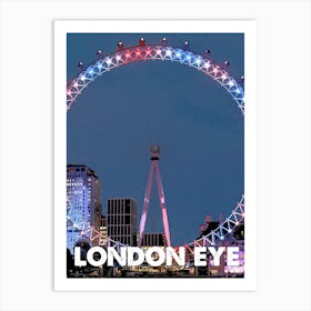 London Eye, London, Landmark, Wall Print, Wall Art, Poster, Print, Art Print