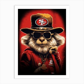 A San Francisco 49ers Lion Art Print