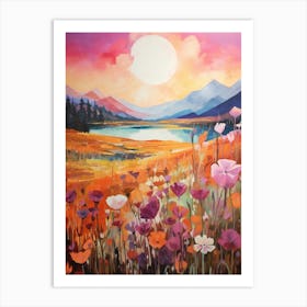 Meadow Abstract Minimalist 12 Art Print