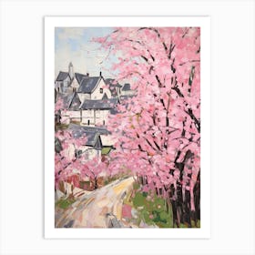 Lavenham (Suffolk) Painting 1 Art Print