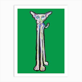 Long Cat Art Print