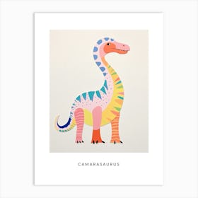 Nursery Dinosaur Art Camarasaurus 1 Poster Art Print