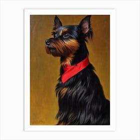Yorkshire Terrier Renaissance Portrait Oil Painting Art Print