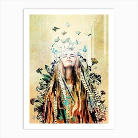 Bohemian Woman Art Print