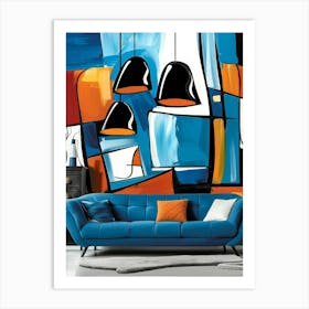 Abstract Painting 2233 Art Print