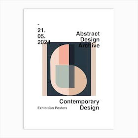 Abstract Design Archive Poster 20 Art Print