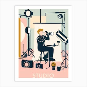 Photo Studio Art Print