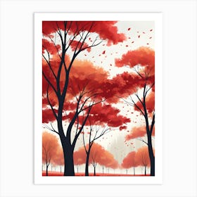 Autumn Trees 10 Art Print