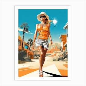 Beach Girls 10 Art Print