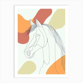 Horse Head 4 Art Print