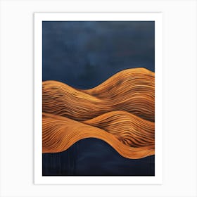 Waves 1 Art Print