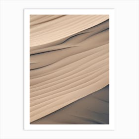 Sand Dunes In The Desert 1 Art Print