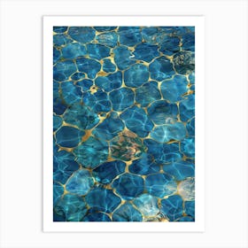 Blue Water 4 Art Print