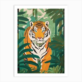 Tiger In The Jungle 31 Art Print