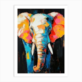 Elephant Painting Art Print