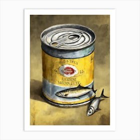 Sardine Can Art Print