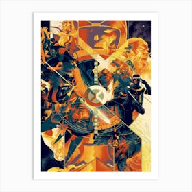 X-Men Movie And FIlm Art Print