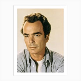 Dean Stockwell Retro Collage Movies Art Print