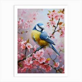 Bird In Blossom Art Print